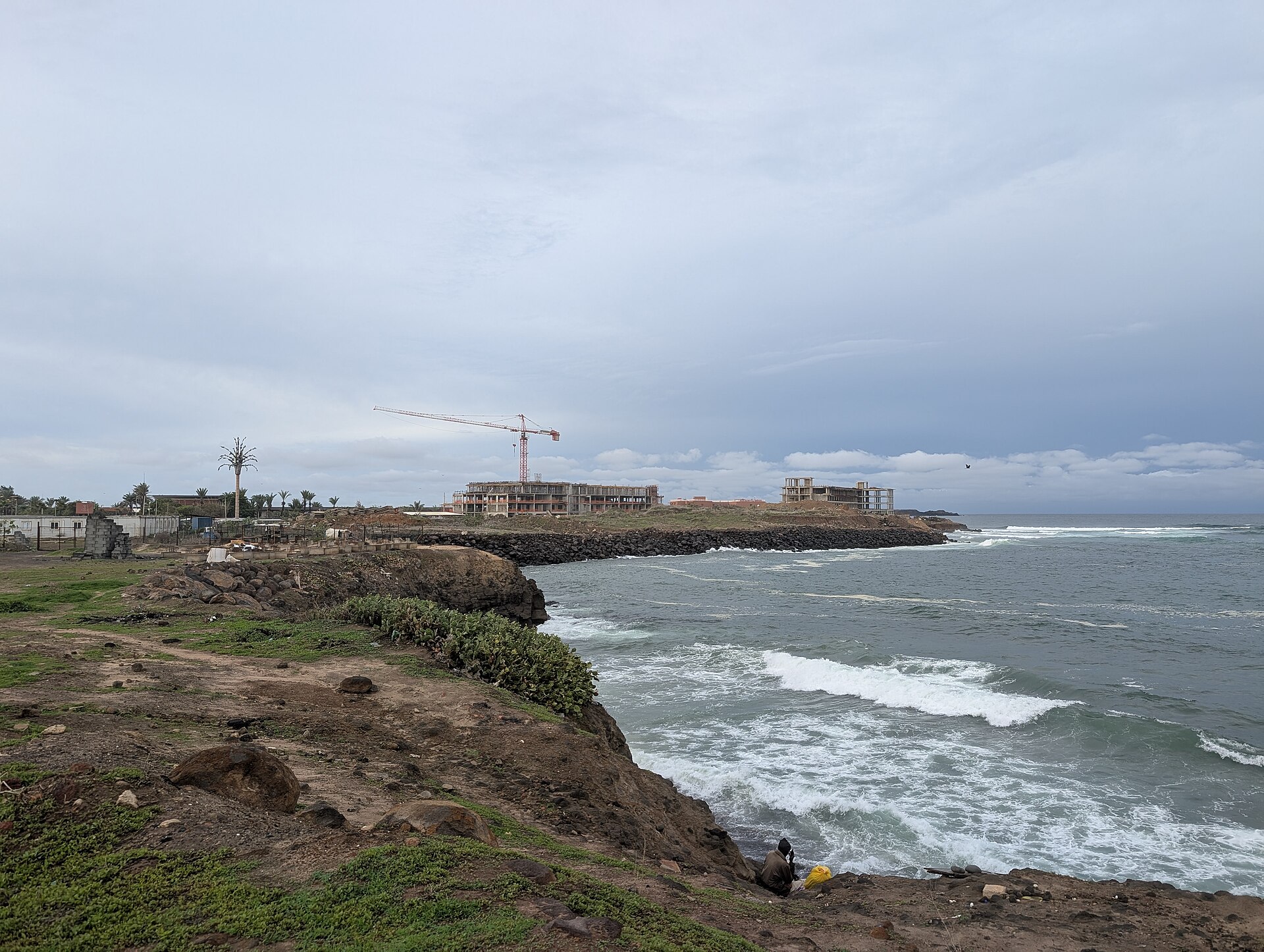 Corniche de Dakar, vue sur l'océan Atlantique